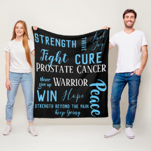 Prostate Cancer Warrior blanket