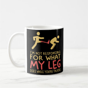 Prosthetic Bionic Leg Amputee  Coffee Mug