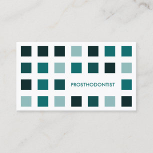 PROSTHODONTIST mod squares Business Card