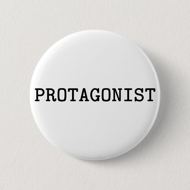Protagonist 6 Cm Round Badge (Front)