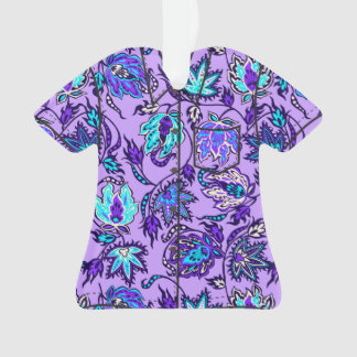 Protea Batik Hawaiian Tropical Floral Aloha Shirt Ornament