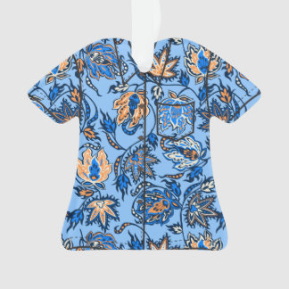 Protea Batik Hawaiian Tropical Floral Aloha Shirt Ornament