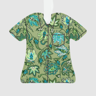 Protea Batik Hawaiian Tropical Floral Aloha Shirt Ornament