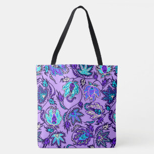 Protea Batik Hawaiian Tropical Floral Beach Bag