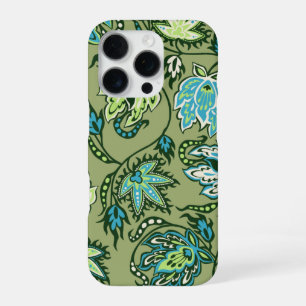 Protea Batik Hawaiian Tropical Floral iPhone 16 Pro Case