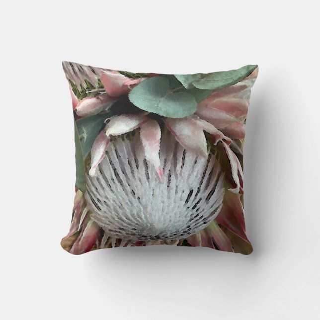 Protea Bouquet II Cushion (Front)