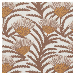 protea cozy nostalgia - warm boho block print fabric