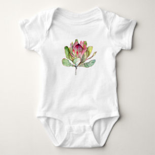 Protea Flower Baby Bodysuit