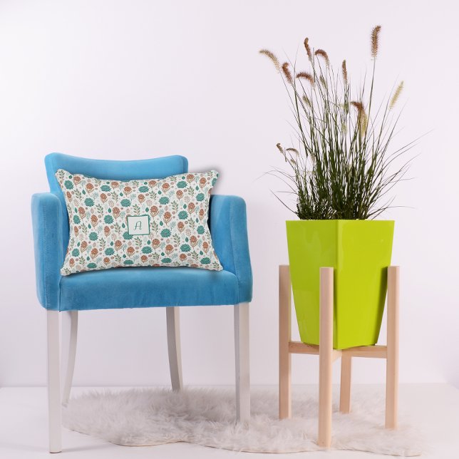 Protea Flower Desert Floral beige Pattern  Decorative Cushion (Creator Uploaded)