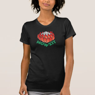 Protea Flower South Africa Howzit Hello T-Shirt