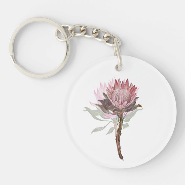 protea flowers key ring (Front)