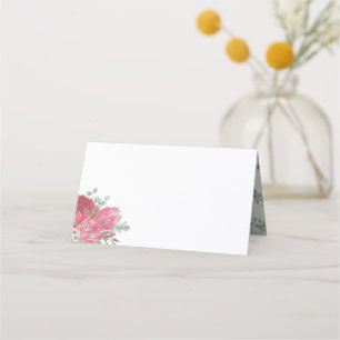 Protea Flowers Place Cards