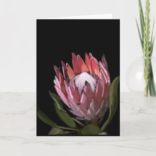 Protea Greeting Card (Front)