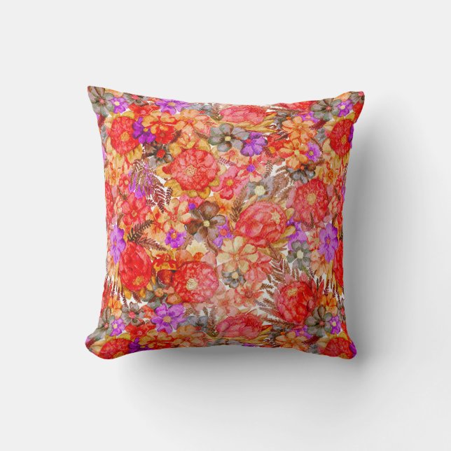 Protea Pattern Cushion (Front)