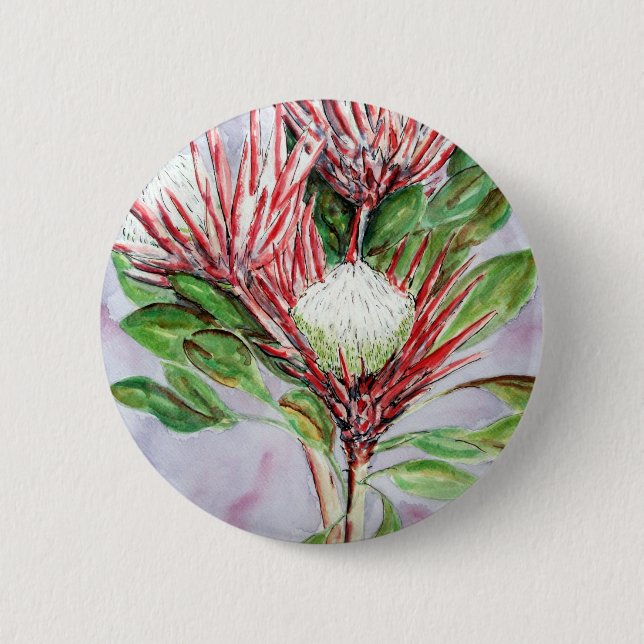 Proteas 6 Cm Round Badge (Front)