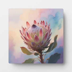 Proteas Flower Watercolor Dream Plaque