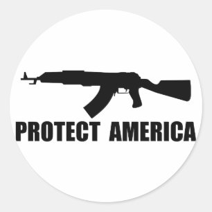 Protect American Sticker
