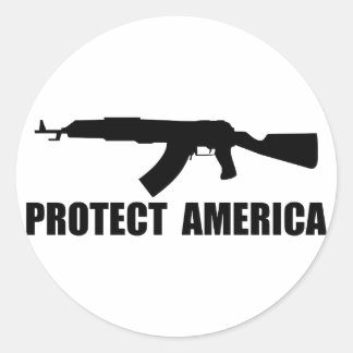 Protect American Sticker