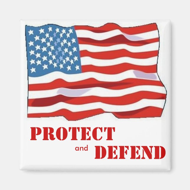 Protect and Defend Magnet (Front)
