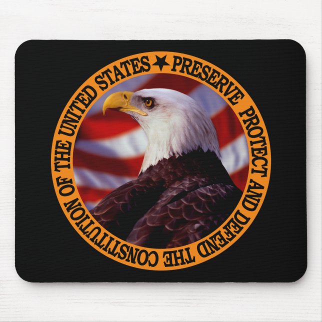 Protect And Defend Mouse Mat (Front)