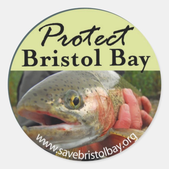 Protect Bristol Bay  Sticker (Front)