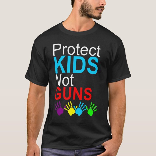 Protect Children Not Guns 3 T-Shirt (Front)
