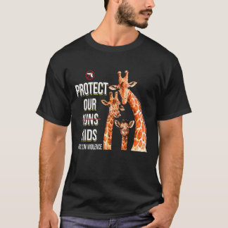 Protect Children Not Guns Wear Orange Gun Violence T-Shirt