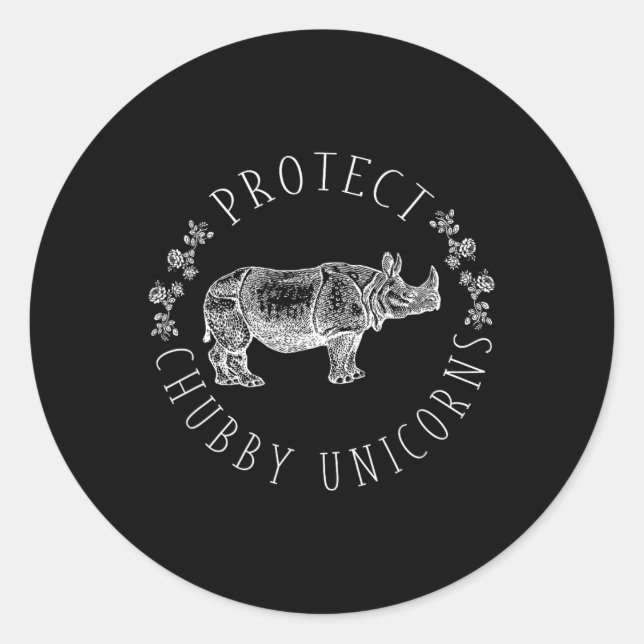 Protect Chub Save Your Planet Earth Dat  Classic Round Sticker (Front)