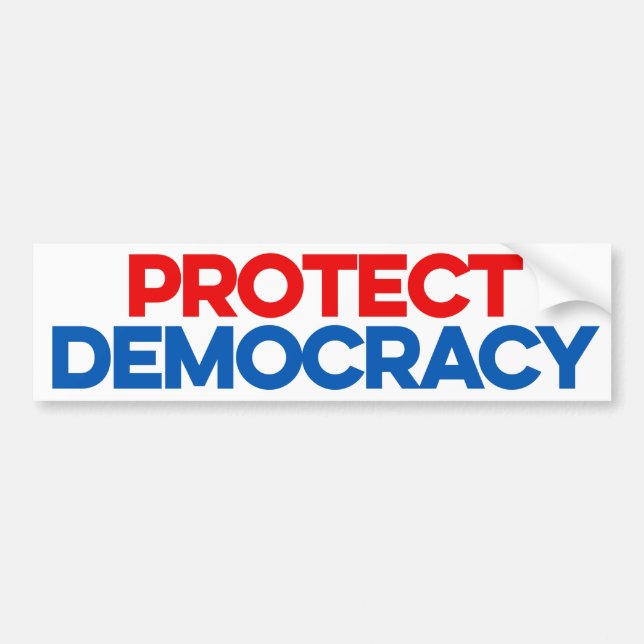 Protect Democracy Bumper Sticker (Front)