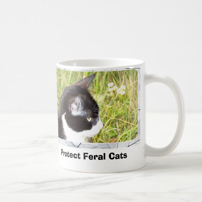 Protect Feral Cats Coffee Mug (Right)