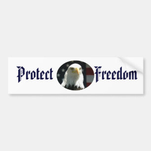 Protect Freedom Bumper Sticker
