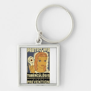 Protect Her From Tuberculosis Key Ring