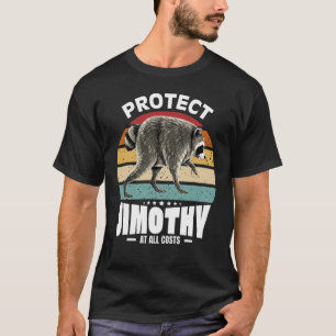 Protect Jimothy At All Costs Cute Viral Racoon T-Shirt
