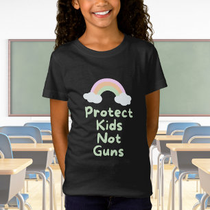 Protect Kids Not Guns Word Art T-Shirt