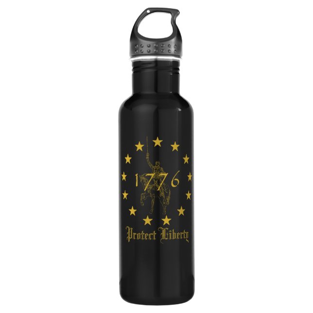 Protect Liberty T-Shirt 710 Ml Water Bottle (Front)
