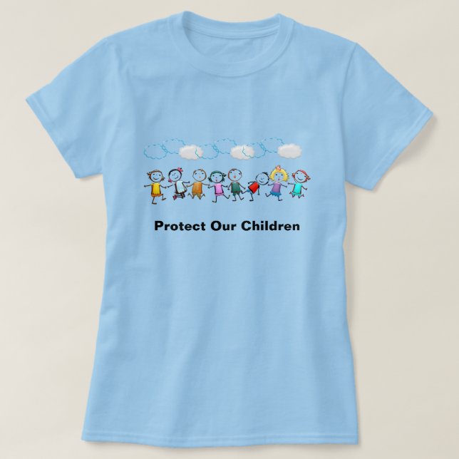 Protect Our Children T-Shirt (Design Front)