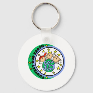 Protect Our Earth Tshirts and Gifts Key Ring
