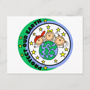 Protect Our Earth Tshirts and Gifts Postcard
