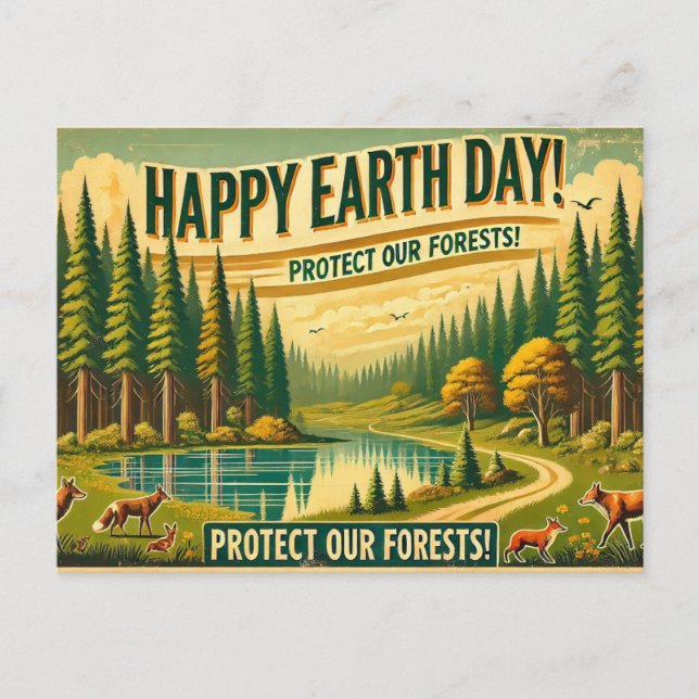 Protect Our Forests Postcard (Front)