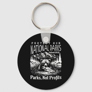 Protect Our National Parks Defund Doge Parks Not P Key Ring