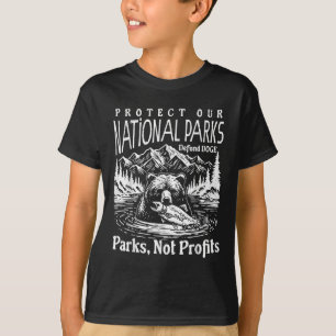 Protect Our National Parks Defund Doge Parks Not P T-Shirt