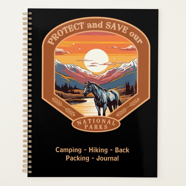 Protect our National Parks Planner (Front)