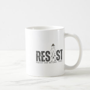 Protect Our National Parks Resist Retro Vintage Gr Coffee Mug
