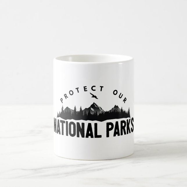 Protect Our National Parks Support Coffee Mug (Center)