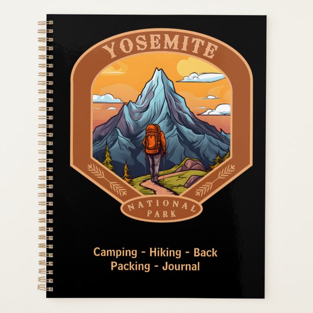 Protect our National Parks Yosemite Planner (Front)