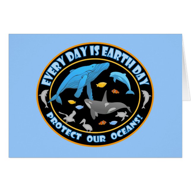 Protect Our Oceans Earth Day (Front Horizontal)