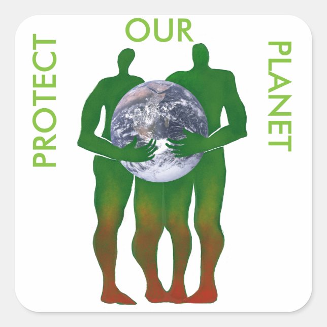 Protect Our Planet stickers (Front)