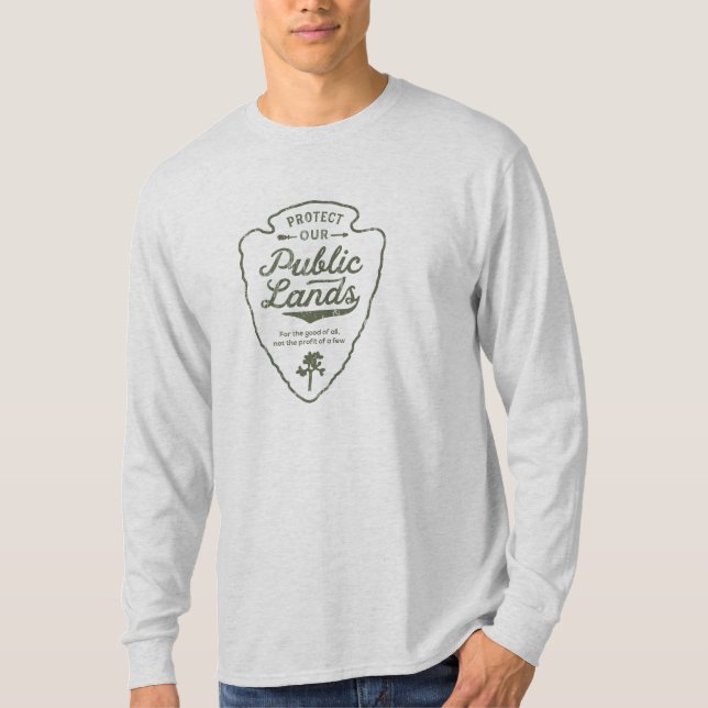 Protect Our Public Lands T-Shirt (Front)