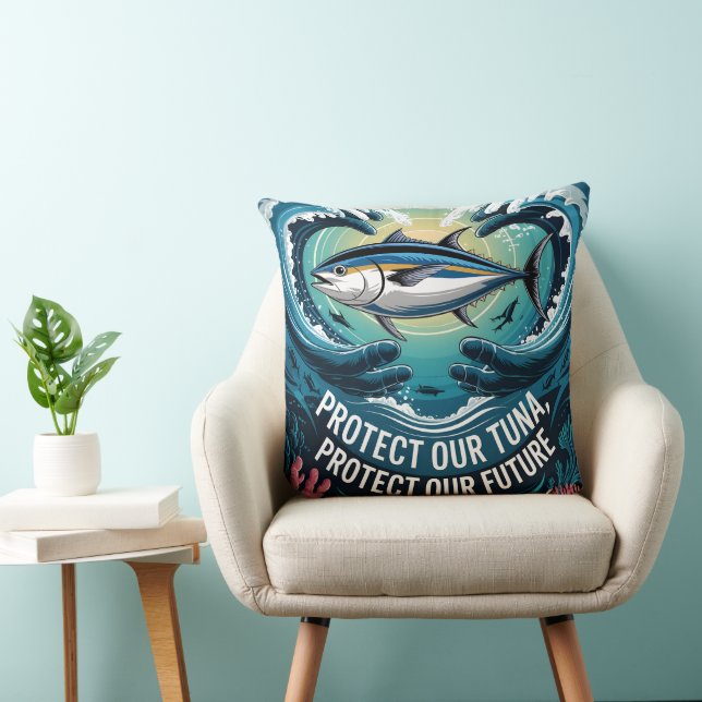 Protect Our Tuna Protect Our Future Cushion (Chair)