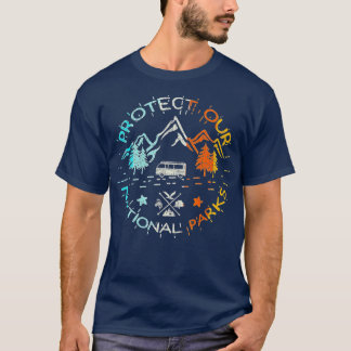 Protect Our US 59 National Parks Preserve Camping  T-Shirt